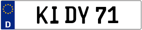 Truck License Plate